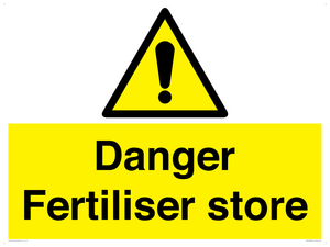 Danger Fertiliser store